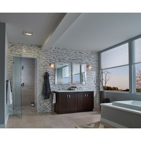 Broan-Nutone Flex Series 80 CFM 0.7 Sones Humidity Sensing Ventilation Fan Light Energy Star AE80SL